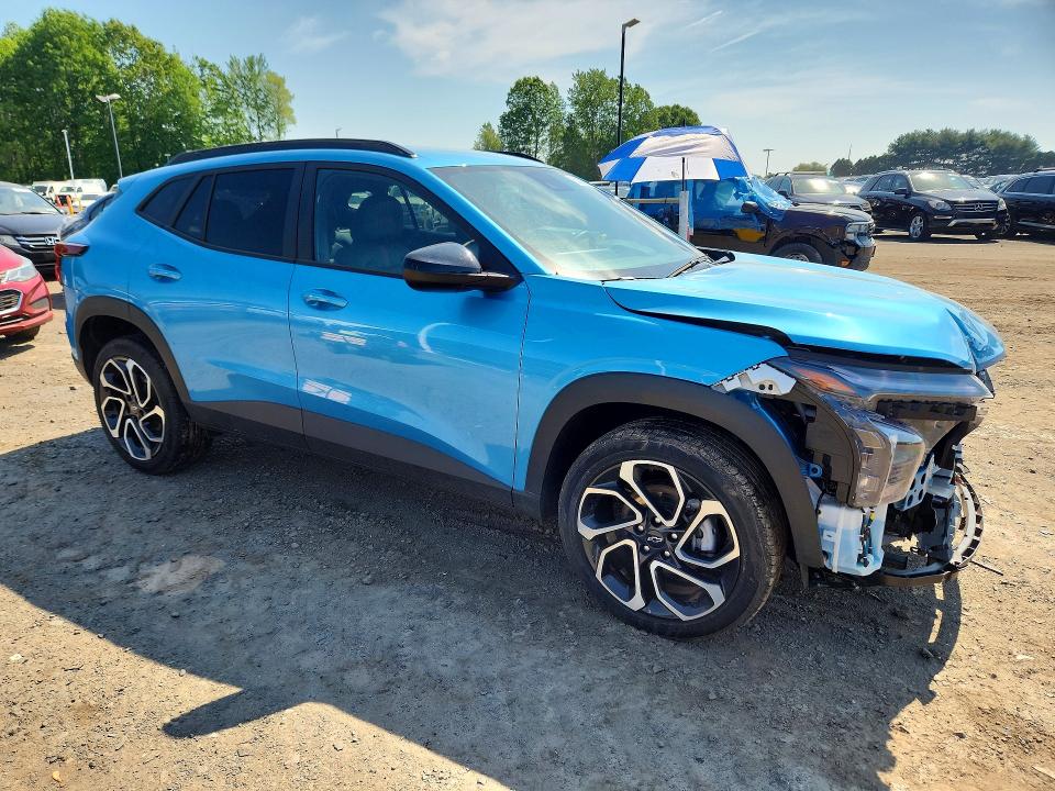 2025 Chevrolet VIN KL77LJEP7SC070899 COPART salvage auction — FRONT END, Ct - Cert Of Title-Salvage, sold $475 on 2026-07-30 (photo 4)