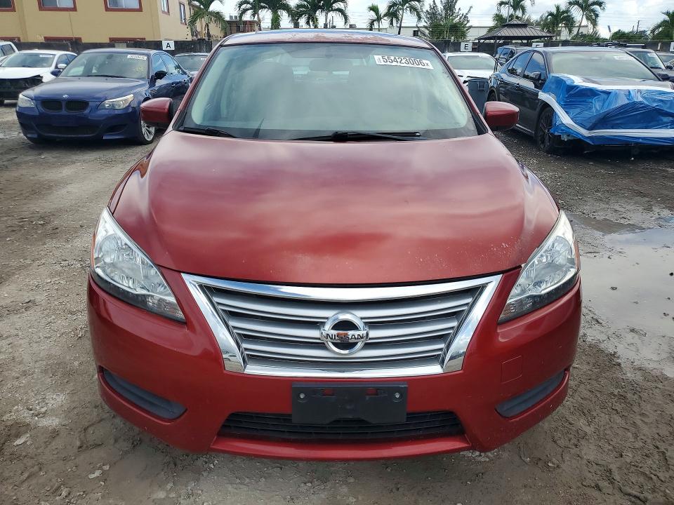 2015 Nissan Sentra VIN 3N1AB7AP7FY302678 COPART salvage auction — WATER/FLOOD, Fl - Certificate Of Title, sold $1,250 on 2026-07-09 (photo 5)