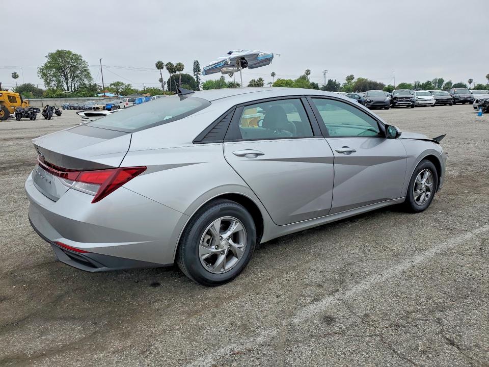 2021 Hyundai Elantra VIN 5NPLL4AG5MH014430 COPART salvage auction — FRONT END, Id - Salvage Certificate Of Title, sold $150 on 2026-07-24 (photo 3)