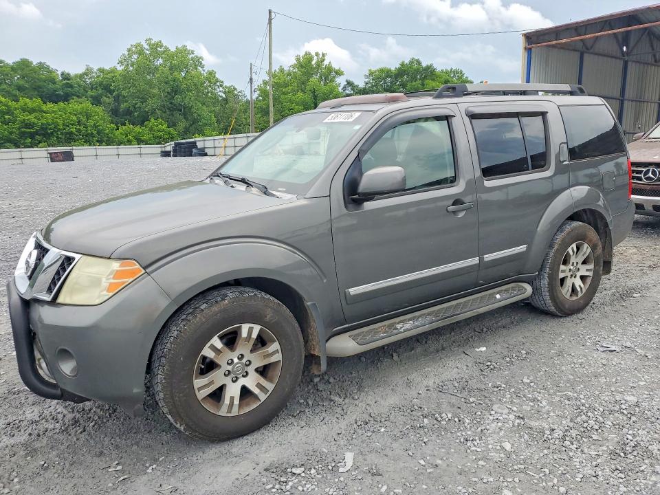 2008 Nissan Pathfinder VIN 5N1AR18B98C652935 COPART salvage auction — FRONT END, GA - CERT OF TITLE-SALVAGE, sold $775 on 2026-07-09 (photo 1)