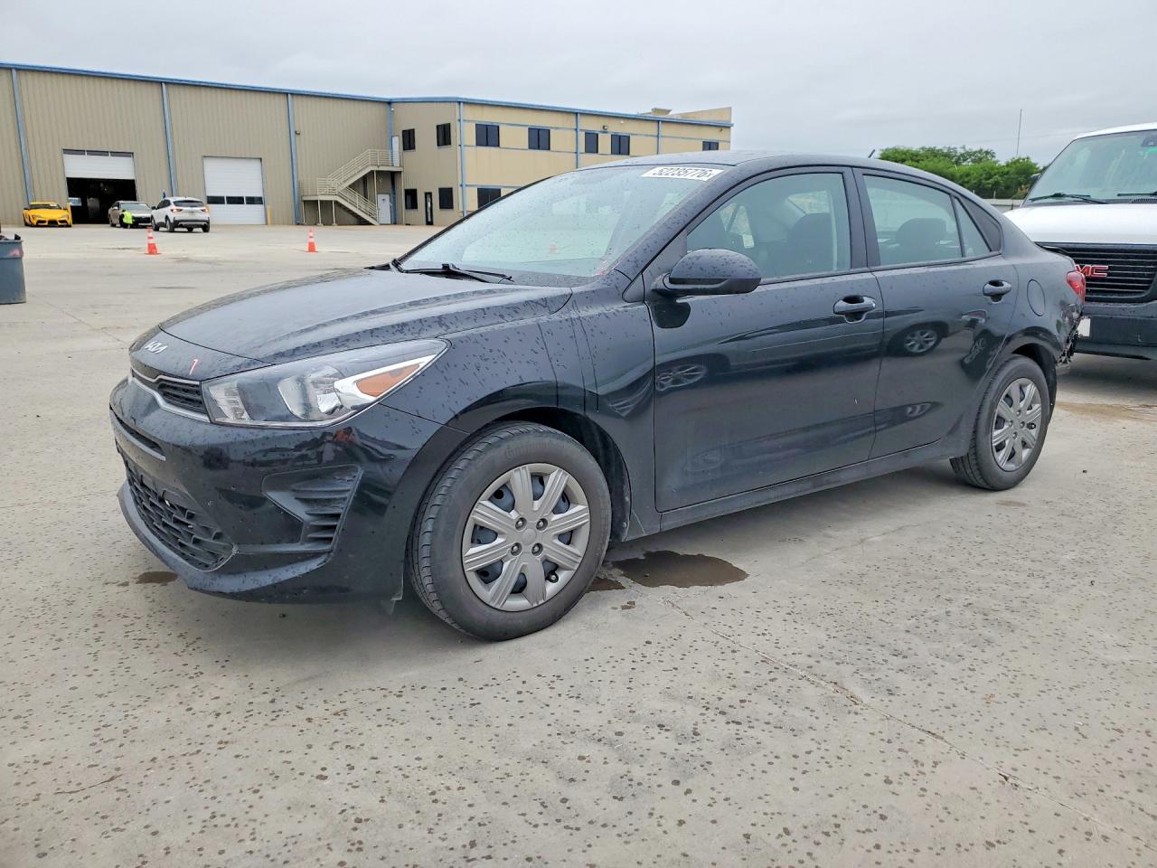 2023 Kia Rio VIN 3KPA24AD1PE598107 COPART salvage auction — Rear End, TX - SALVAGE VEHICLE TITLE, sold $4,400 on 2026-06-25 (photo 1)