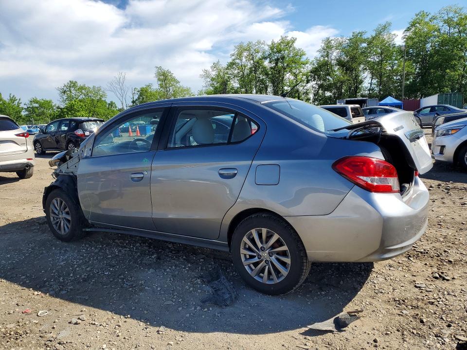 2019 Mitsubishi Mirage VIN ML32F3FJ3KHF09714 COPART salvage auction — FRONT END, Md - Cert Of Salvage < 75% Damage, sold $1,950 on 2026-07-28 (photo 2)