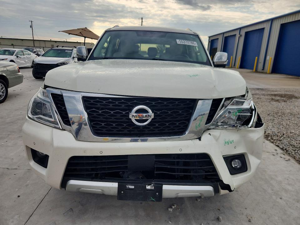 2018 Nissan Armada VIN JN8AY2NC9JX503325 COPART salvage auction — FRONT END, TX - CERTIFICATE OF TITLE, sold $2,650 on 2026-07-28 (photo 5)