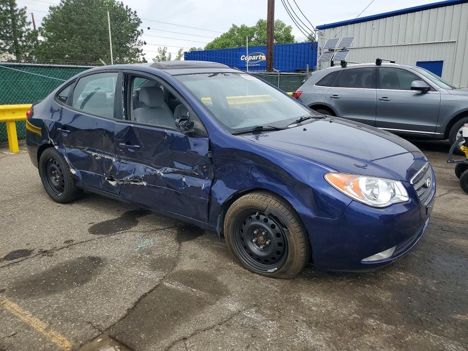 2008 Hyundai Elantra VIN KMHDU46D58U502588 COPART salvage auction — SIDE, Co - Public - Salvage Title, sold $325 on 2026-07-02 (photo 4)