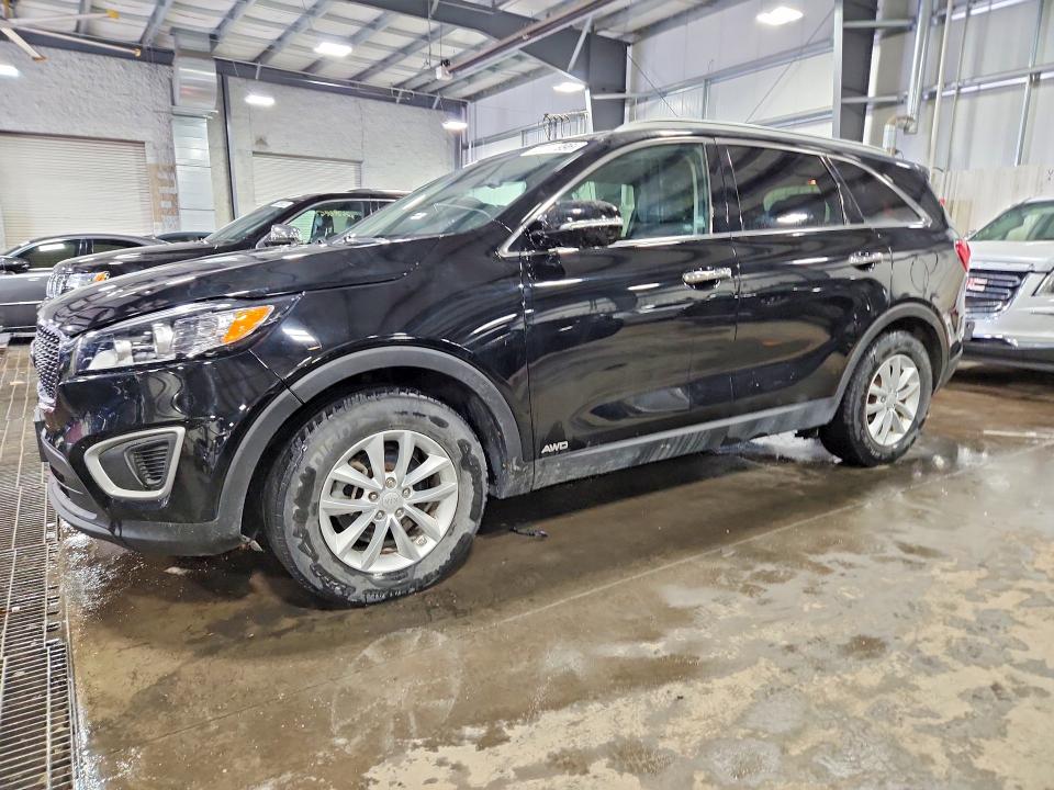 2018 Kia Sorento VIN 5XYPGDA39JG427487 COPART salvage auction — HAIL, Mn - Cert Of Title-Salvage, sold $3,750 on 2026-07-09 (photo 1)