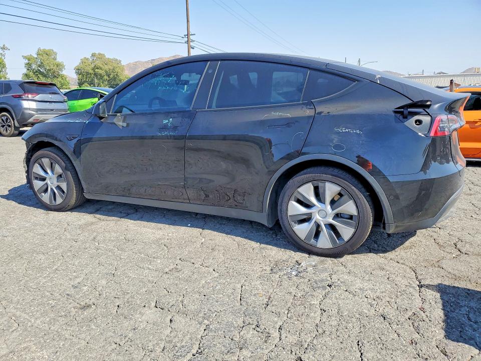 2021 Tesla Model y VIN 5YJYGDEE0MF146688 COPART salvage auction — FRONT END, Ca - Salvage Certificate, sold $7,500 on 2026-07-20 (photo 2)