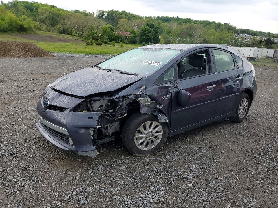 2013 Toyota Prius VIN JTDKN3DP5D3042087 COPART salvage auction — FRONT END, Salvage Title, sold $5,800 on 2026-07-10 (photo 1)