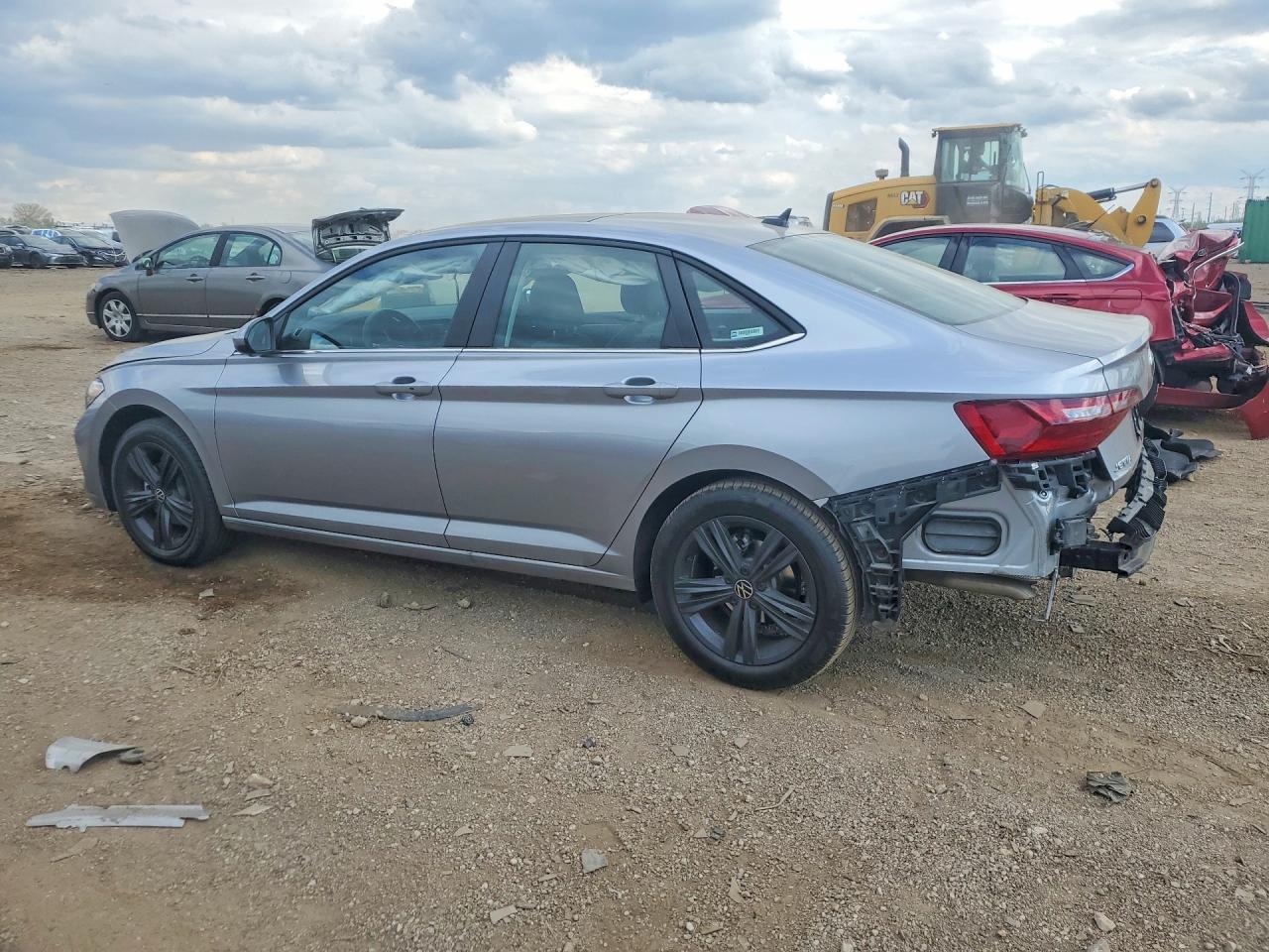 2024 Volkswagen Jetta VIN 3VW7M7BU4RM093575 COPART salvage auction — Rear End, IL - SALVAGE CERTIFICATE, sold $5,800 on 2026-07-09 (photo 2)