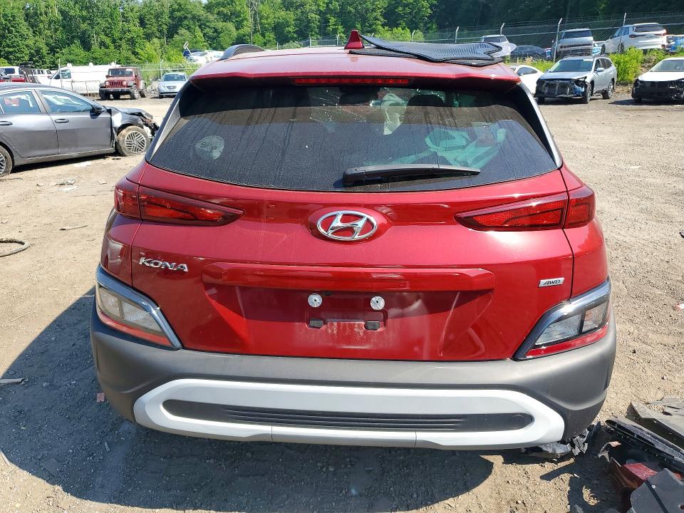 2023 Hyundai Kona VIN KM8K3CAB6PU032872 COPART salvage auction — FRONT END, Md - Cert Of Salvage > 75% Damage, sold $1,600 on 2026-07-28 (photo 6)