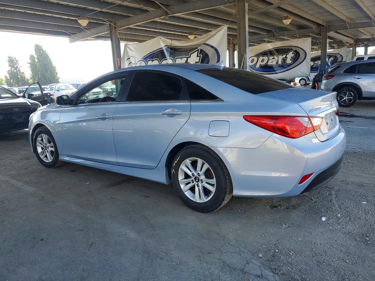 2014 Hyundai Sonata VIN 5NPEB4AC1EH906961 COPART salvage auction — Front End, CA - CERTIFICATE OF TITLE, sold $1,150 on 2026-07-09 (photo 2)