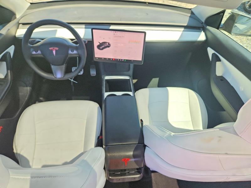 2022 Tesla Model y VIN 7SAYGDEF6NF336573 COPART salvage auction — HAIL, Mo - Certificate Of Title, sold $15,800 on 2026-07-08 (photo 8)