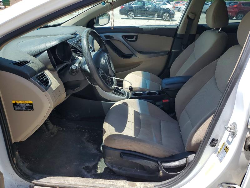 2016 Hyundai Elantra VIN 5NPDH4AE8GH681517 COPART salvage auction — FRONT END, PA - CERTIFICATE OF SALVAGE, sold $1,600 on 2026-07-02 (photo 7)