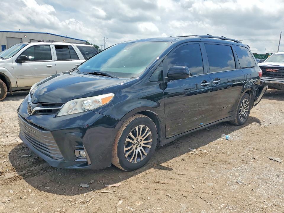 2018 Toyota Sienna VIN 5TDYZ3DC8JS921413 COPART salvage auction — REAR END, Ok - Cert Of Title-Salvage, sold $275 on 2026-07-21 (photo 1)