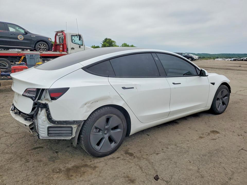 2021 Tesla Model 3 VIN 5YJ3E1EA3MF923473 COPART salvage auction — FRONT END, Pa - Certificate Of Salvage, sold $5,300 on 2026-07-17 (photo 3)