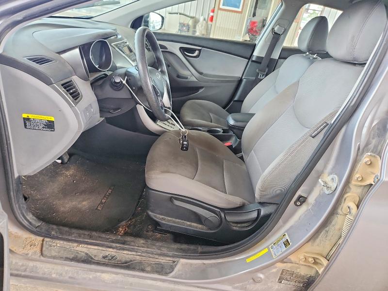 2011 Hyundai Elantra VIN KMHDH4AE0BU117127 COPART salvage auction — FRONT END, In - Certificate Of Title, sold $300 on 2026-07-20 (photo 7)