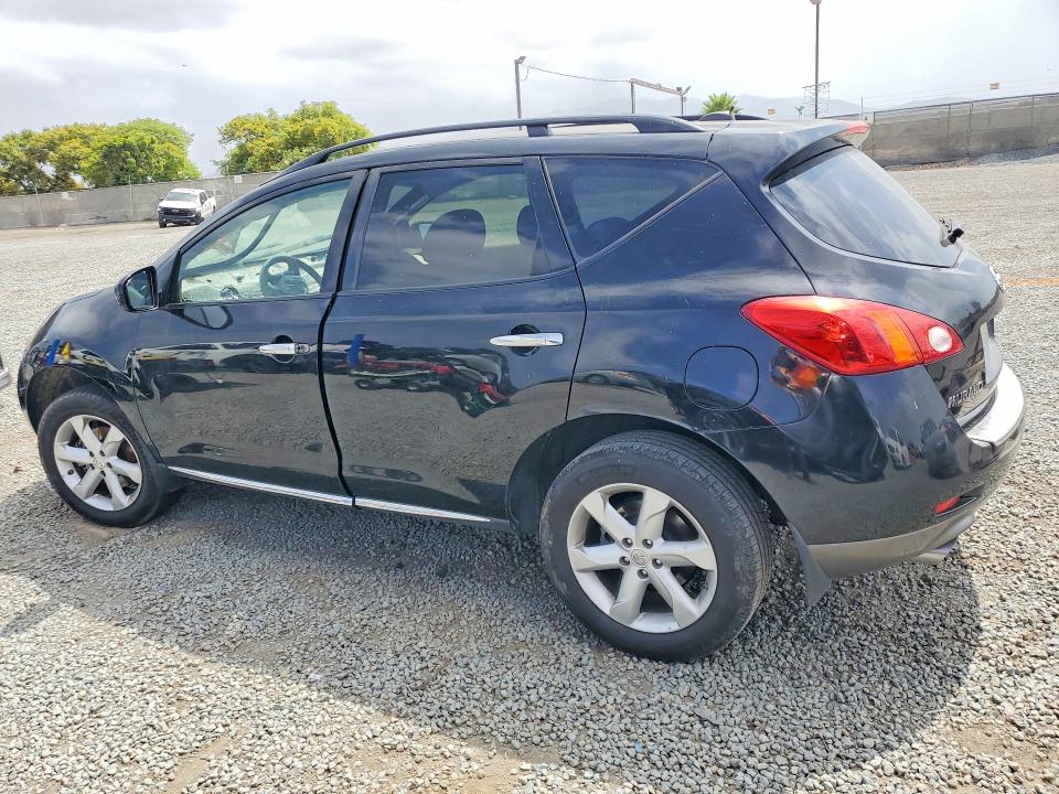 2010 Nissan Murano VIN JN8AZ1MU7AW012128 COPART salvage auction — VANDALISM, Ca - Salvage Certificate, sold $200 on 2026-07-31 (photo 2)