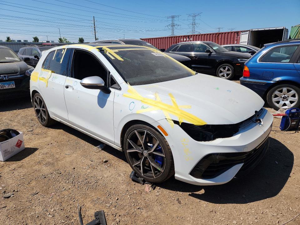 2022 Volkswagen Golf VIN WVWEB7CD4NW165450 COPART salvage auction — HAIL, IL - SALVAGE CERTIFICATE, sold $12,000 on 2026-07-07 (photo 4)