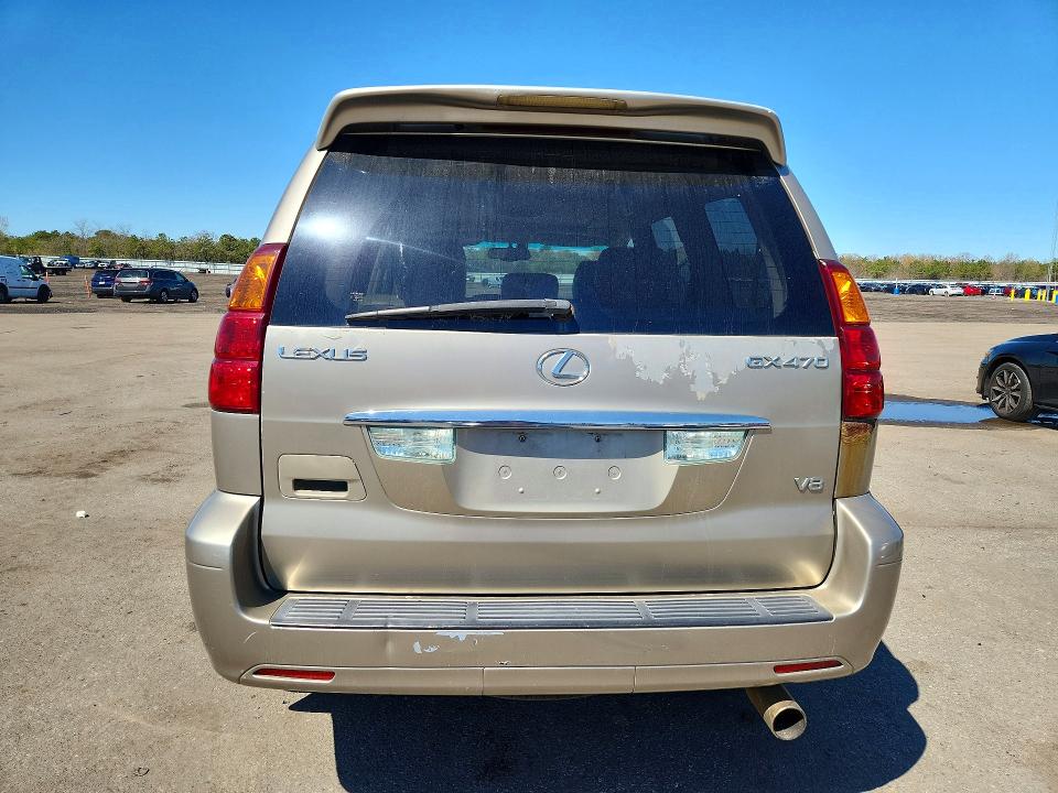 2003 Lexus Gx VIN JTJBT20X530001476 COPART salvage auction — MINOR DENT/SCRATCHES, Nj - Certificate Of Title, sold $3,300 on 2026-07-06 (photo 6)