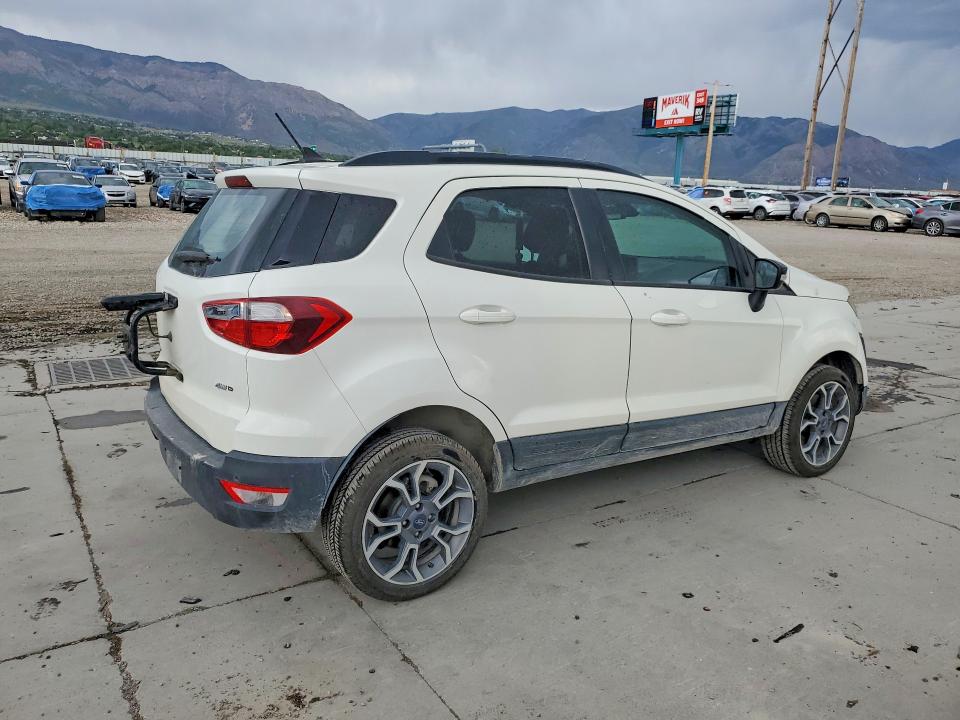 2020 Ford Ecosport VIN MAJ6S3JL1LC384085 COPART salvage auction — FRONT END, Ut - Salvage Certificate, sold $2,250 on 2026-07-20 (photo 3)