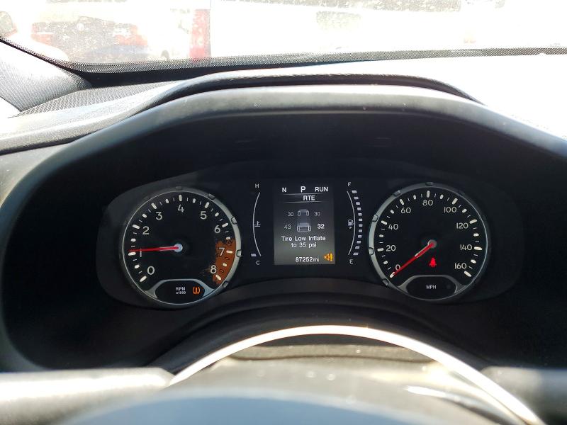 2018 Jeep Renegade VIN ZACCJBBB8JPG72839 COPART salvage auction — FRONT END, Il - Salvage Certificate, sold $4,200 on 2026-07-28 (photo 9)