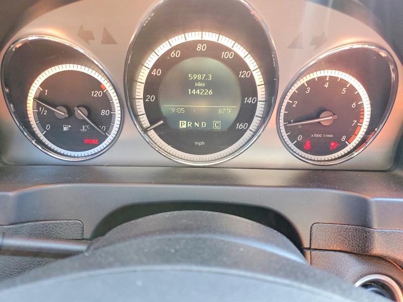 2010 Mercedes-benz C class VIN WDDGF5EB1AF424814 COPART salvage auction — FRONT END, CA - SALVAGE CERTIFICATE, sold $600 on 2026-07-13 (photo 9)