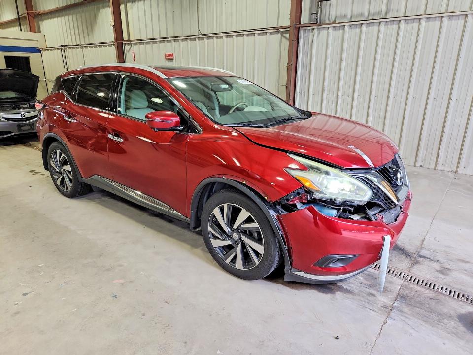 2017 Nissan Murano VIN 5N1AZ2MH1HN105422 COPART salvage auction — FRONT END, Va - Cert Of Title - Salvage, sold $3,500 on 2026-07-02 (photo 4)