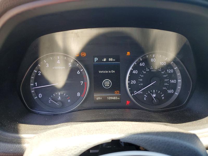 2018 Hyundai Elantra VIN KMHH55LC9JU042230 COPART salvage auction — FRONT END, Nj - Cert Of Title-Salvage, sold $1,900 on 2026-07-10 (photo 9)