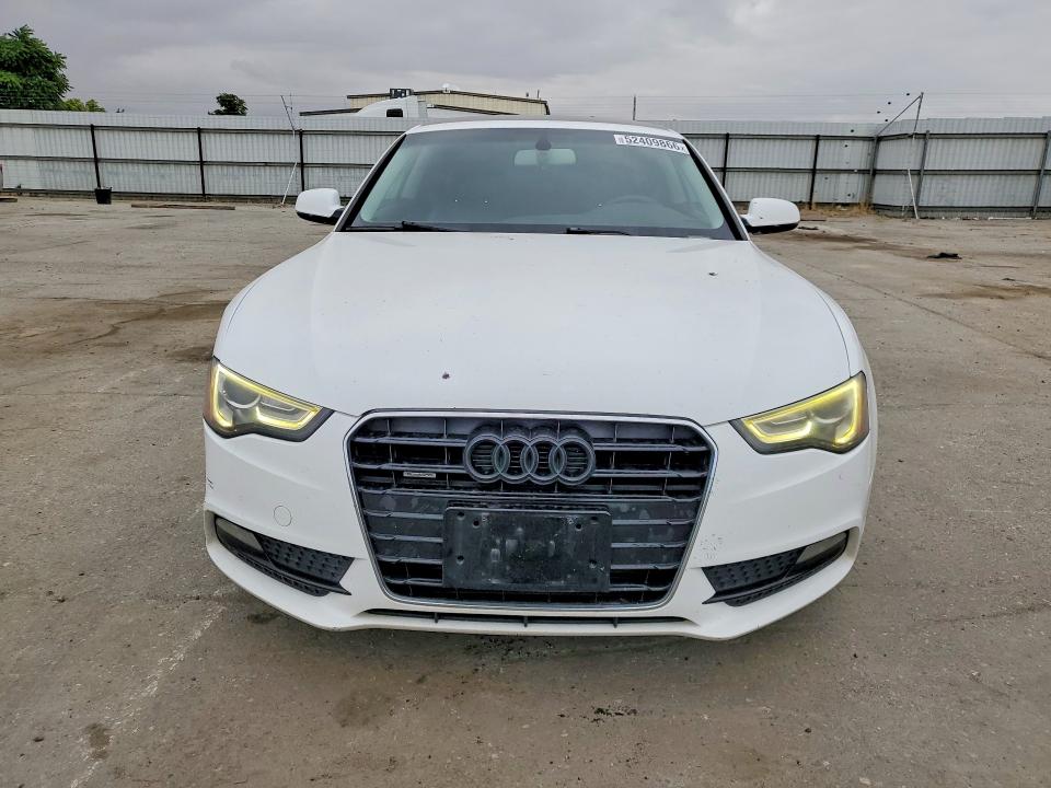 2014 Audi A5 VIN WAUCFAFR5EA021528 COPART salvage auction — FRONT END, Ca - Salvage Certificate, sold $1,050 on 2026-07-06 (photo 5)