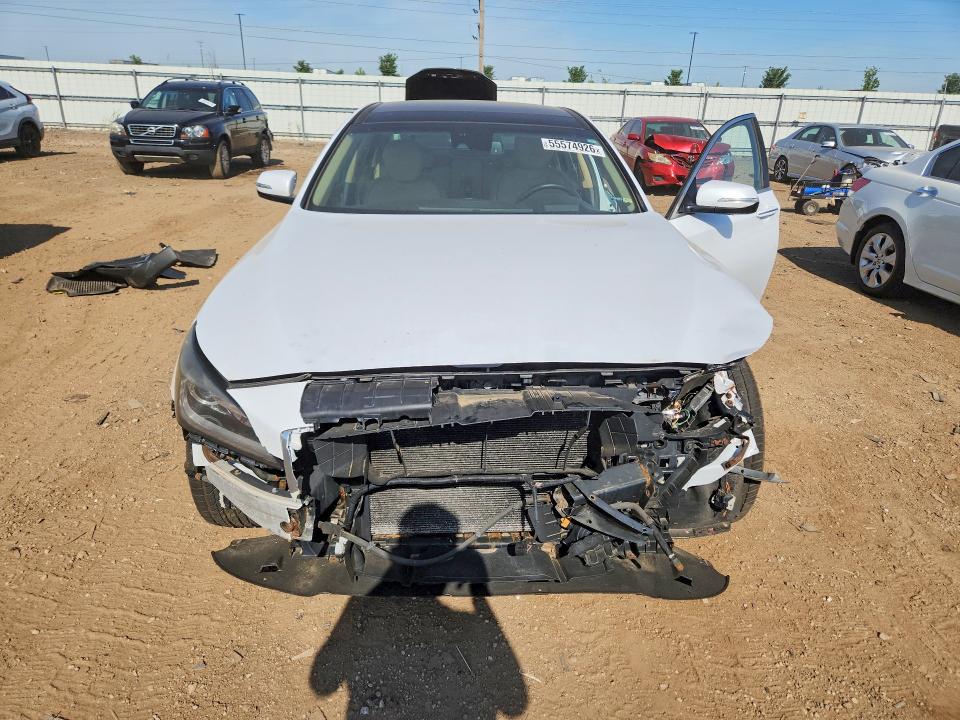 2016 Hyundai Genesis VIN KMHGN4JE8GU113324 COPART salvage auction — FRONT END, Il - Salvage Certificate, sold $1,500 on 2026-07-30 (photo 5)