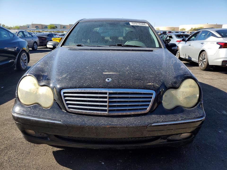 2002 Mercedes-benz C class VIN WDBRF61J42F135982 COPART salvage auction — REAR END, CA - CERTIFICATE OF TITLE, sold $400 on 2026-07-29 (photo 5)