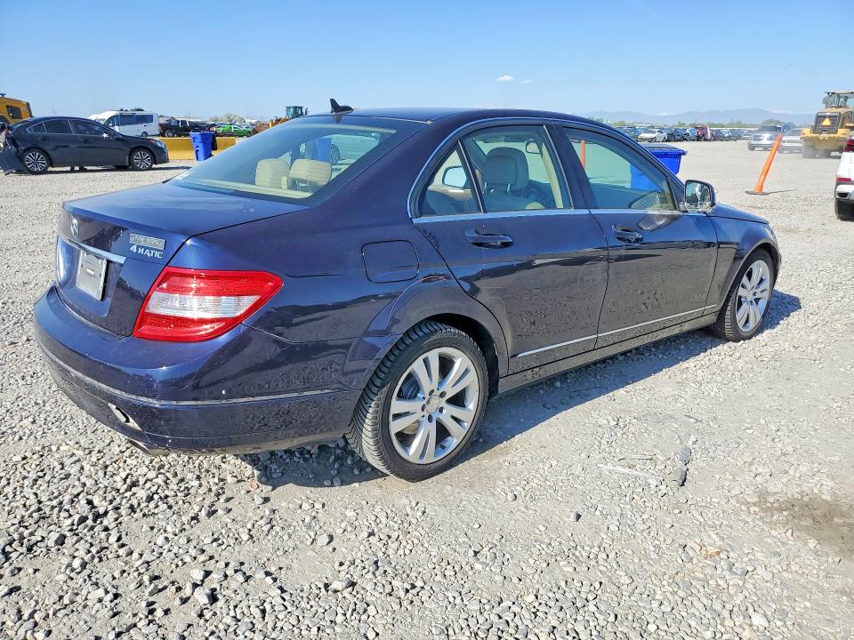 2008 Mercedes-benz C class VIN WDDGF81X08F138319 COPART salvage auction — REAR END, Co - Public - Salvage Title, sold $725 on 2026-07-07 (photo 3)