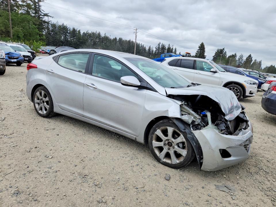 2013 Hyundai VIN KMHDH4AE7DU791309 COPART salvage auction — FRONT END, Wa - Bill Of Sale, sold $300 on 2026-07-07 (photo 4)