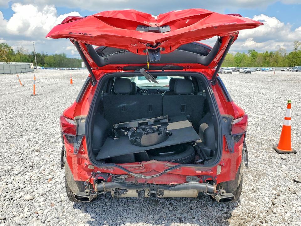 2022 Chevrolet Blazer VIN 3GNKBERS9NS100058 COPART salvage auction — REAR END, Oh - Cert Of Title-Salvage, sold $7,800 on 2026-07-02 (photo 6)