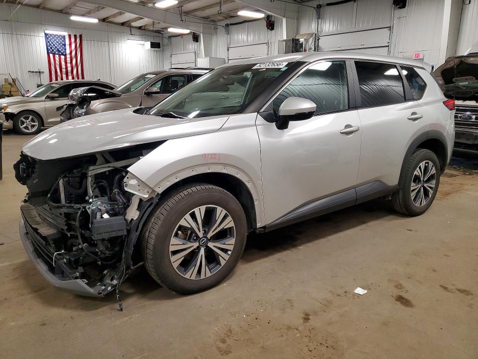 2022 Nissan Rogue VIN 5N1BT3BB7NC694915 COPART salvage auction — FRONT END, Mn - Cert Of Title-Salvage, sold $4,900 on 2026-07-02 (photo 1)