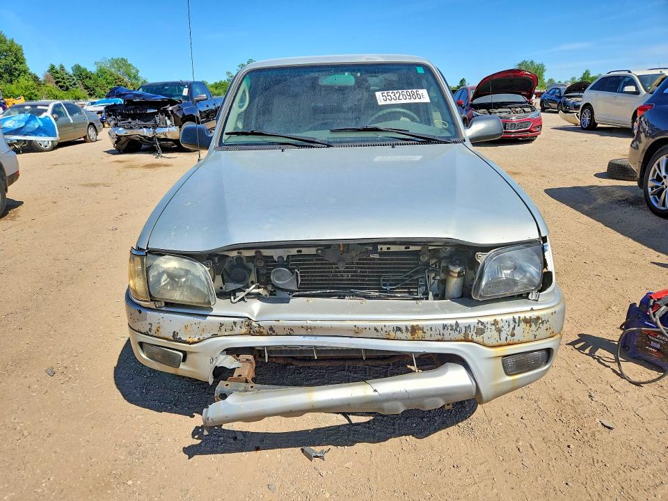 2002 Toyota Tacoma VIN 5TENL42N42Z095632 COPART salvage auction — FRONT END, Il - Salvage Certificate, sold $250 on 2026-07-30 (photo 5)