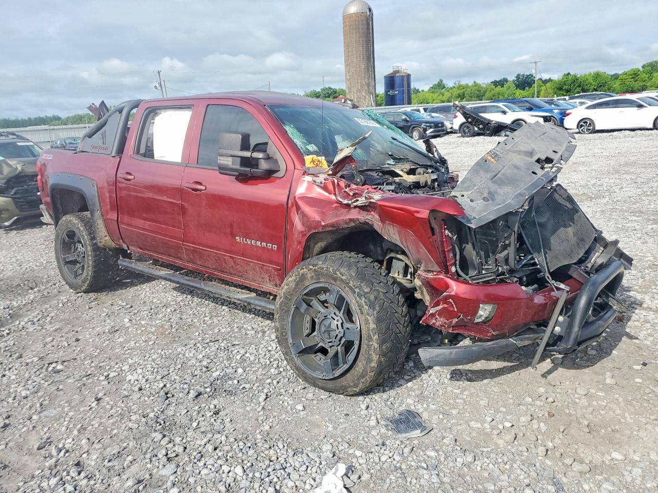 2017 Chevrolet Silverado 1500 VIN 3GCUKREC7HG184735 COPART salvage auction — All Over, AL - CERT OF TITLE-SALVAGE TITLE, sold $1,550 on 2026-07-09 (photo 4)