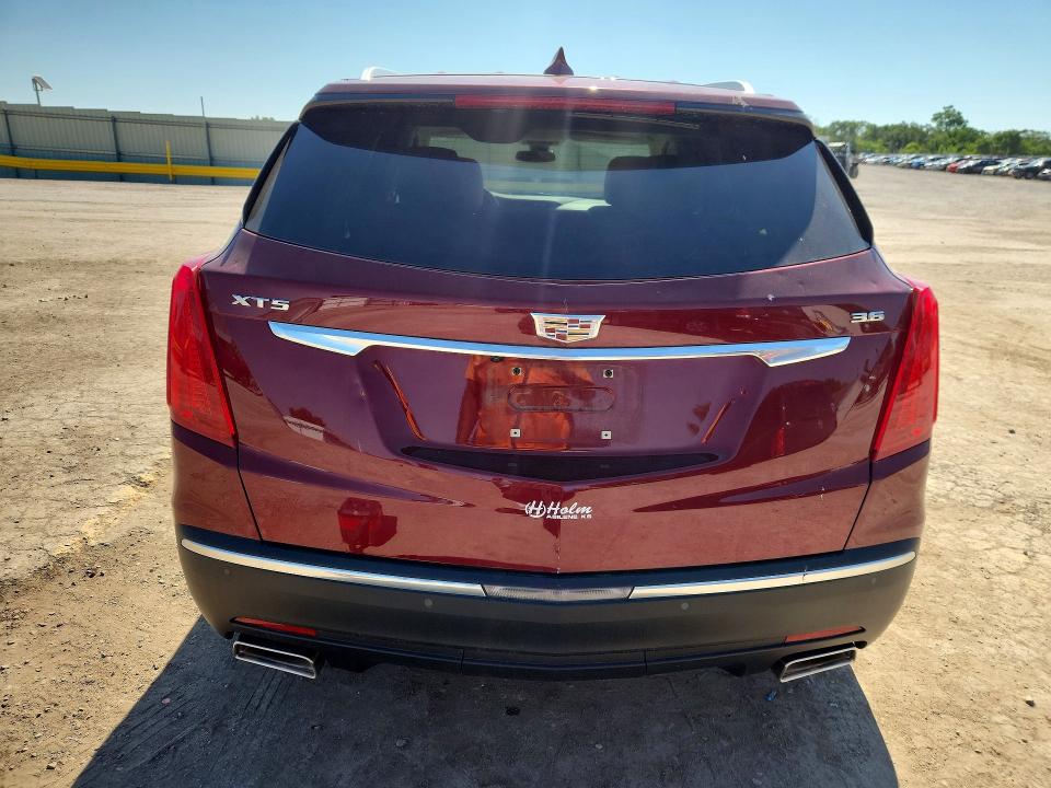 2017 Cadillac Xt5 VIN 1GYKNBRSXHZ118231 COPART salvage auction — HAIL, Ks - Cert Of Title-Salvage, sold $7,000 on 2026-07-22 (photo 6)