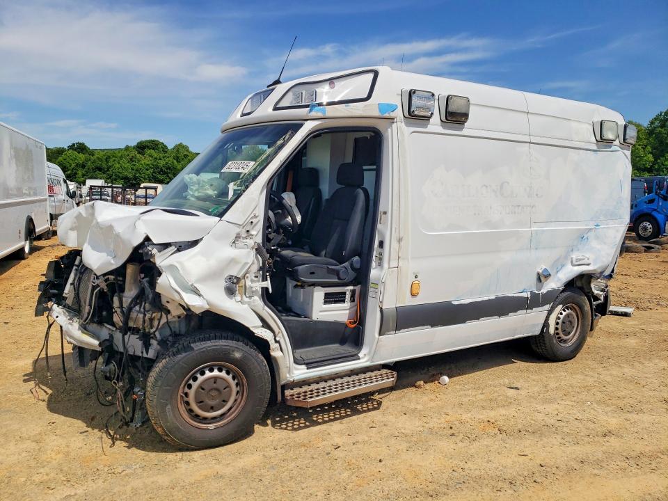 2019 Mercedes-benz Sprinter VIN WD4PF0CD0KP107447 COPART salvage auction — FRONT END, Va - Cert Of Title - Salvage, sold $4,350 on 2026-07-08 (photo 1)