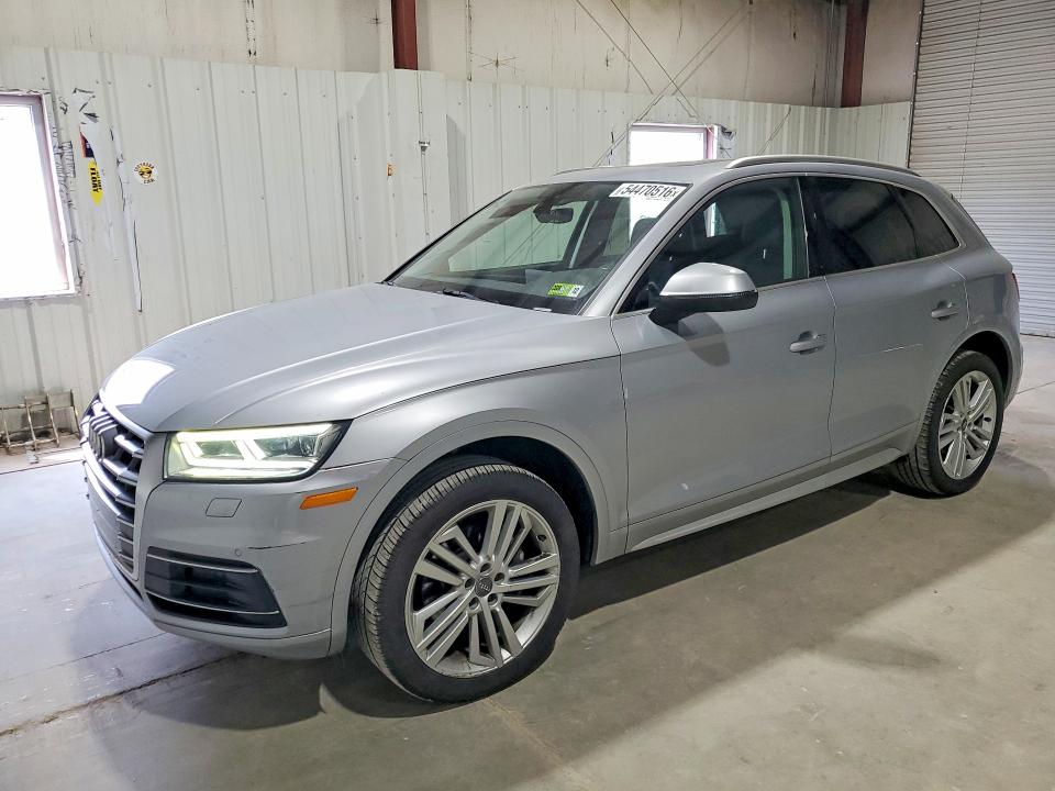 2018 Audi Q5 VIN WA1BNAFY8J2239065 COPART salvage auction — MINOR DENT/SCRATCHES, WV - CERTIFICATE OF TITLE, sold $5,200 on 2026-07-02 (photo 1)