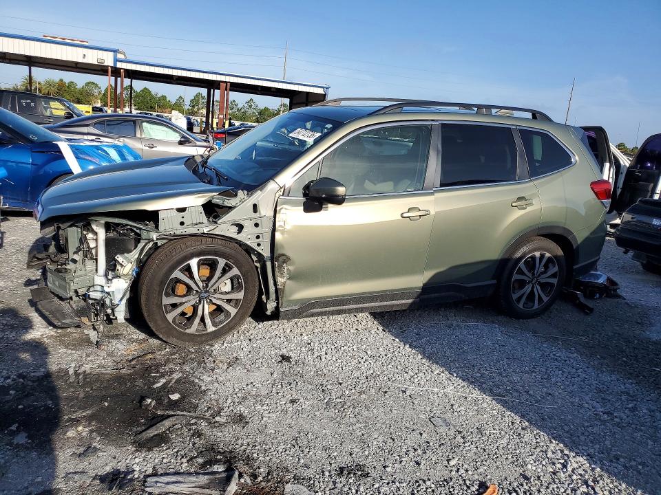 2021 Subaru Forester VIN JF2SKAUC2MH545090 COPART salvage auction — FRONT END, Fl - Cert Of Title Slvg Rebuildable, sold $7,900 on 2026-07-07 (photo 1)