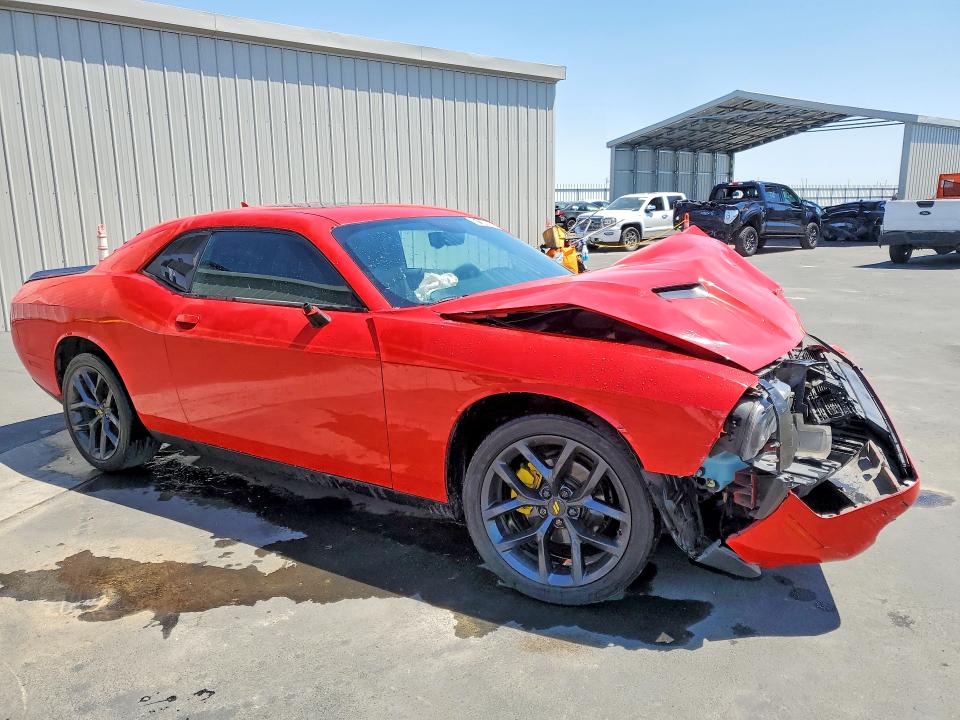 2023 Dodge Challenger VIN 2C3CDZAG4PH549888 COPART salvage auction — FRONT END, Ca - Certificate Of Title, sold $3,700 on 2026-07-02 (photo 4)