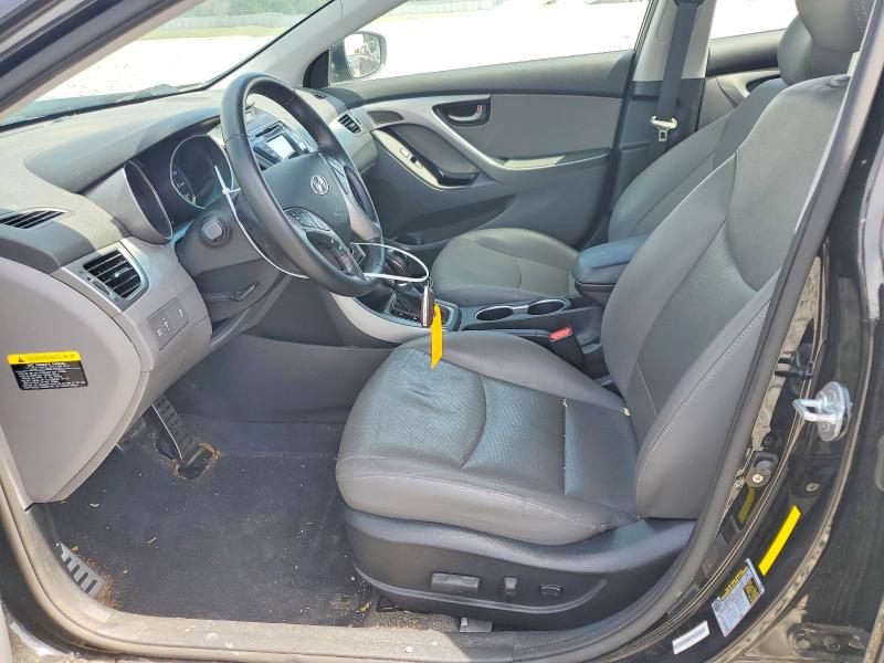 2014 Hyundai Elantra VIN KMHDH4AH8EU177042 COPART salvage auction — FRONT END, Fl - Cert Of Title Slvg Rebuildable, sold $750 on 2026-07-13 (photo 7)