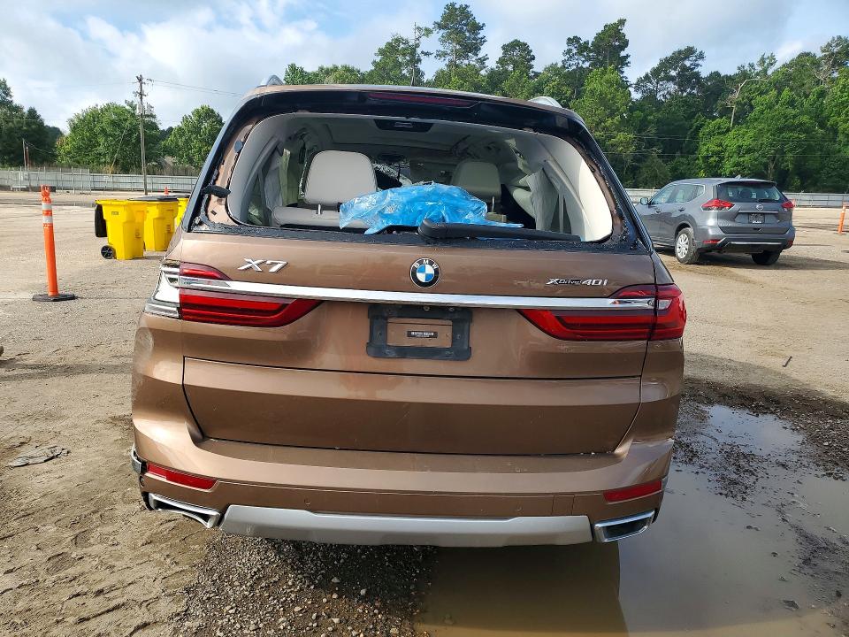 2020 BMW X7 VIN 5UXCW2C01L9B48520 COPART salvage auction — ROLLOVER, La - Permit To Sell, sold $8,000 on 2026-07-02 (photo 6)