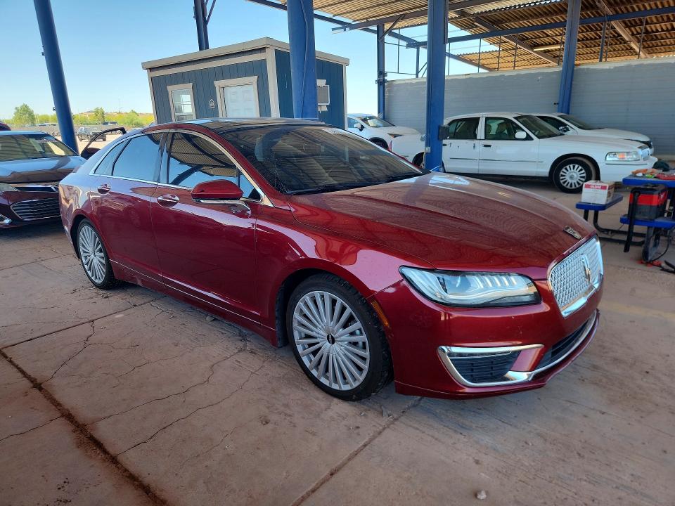 2017 Lincoln VIN 3LN6L5MU9HR607937 COPART salvage auction — PARTIAL REPAIR, Az - Cert Of Title - Salvage, sold $3,750 on 2026-07-02 (photo 4)