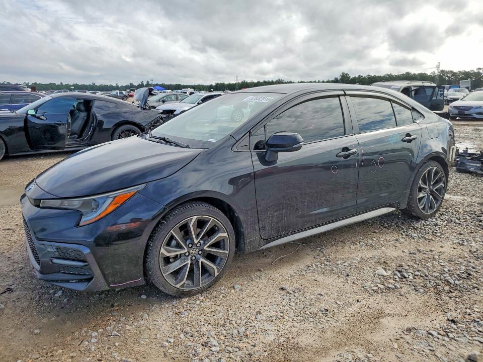 2020 Toyota Corolla VIN JTDS4RCE0LJ045561 COPART salvage auction — REAR END, Tx - Salvage Vehicle Title, sold $5,200 on 2026-07-10 (photo 1)