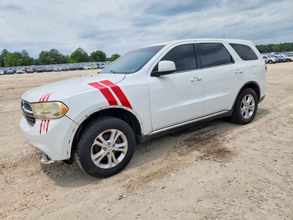 2013 Dodge Durango VIN 1C4RDHAG1DC692392 COPART salvage auction — FRONT END, Fl - Certificate Of Title, sold $350 on 2026-07-31 (photo 1)