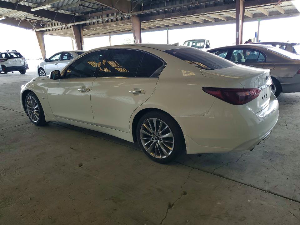 2018 Infiniti Q50 VIN JN1EV7AP7JM350623 COPART salvage auction — FRONT END, CA - SALVAGE CERTIFICATE, sold $2,550 on 2026-07-23 (photo 2)