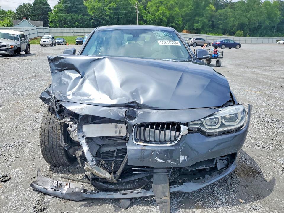 2018 BMW 3er VIN WBA8D9G53JNU66648 COPART salvage auction — FRONT END, Nc - Salvage Certificate Of Title, sold $175 on 2026-07-29 (photo 5)