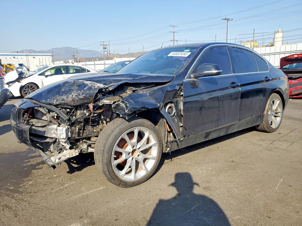 2018 BMW 3 series VIN WBA8E1C55JA756689 COPART salvage auction — FRONT END, Ca - Dis/Dlr/Exp Only Clean Title, sold $875 on 2026-07-22 (photo 1)