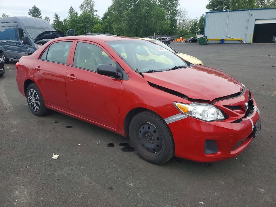 2013 Toyota Corolla VIN 5YFBU4EE1DP152860 COPART salvage auction — FRONT END, Or - Salvage Title Certificate, sold $900 on 2026-07-29 (photo 4)
